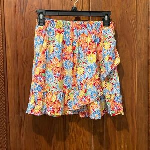 Ruffled floral print skirt made by As U Wish Junior Small wore a couple of times